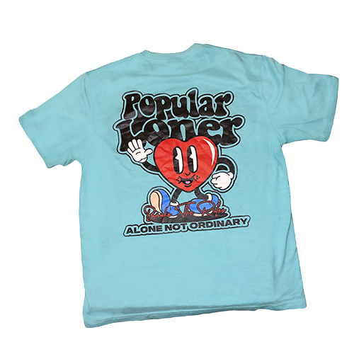 POPULAR LONER BLUE TEE