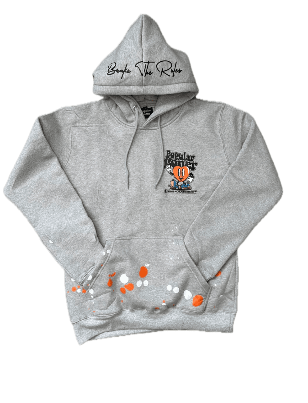 POPULAR LONER GREY HOODIE