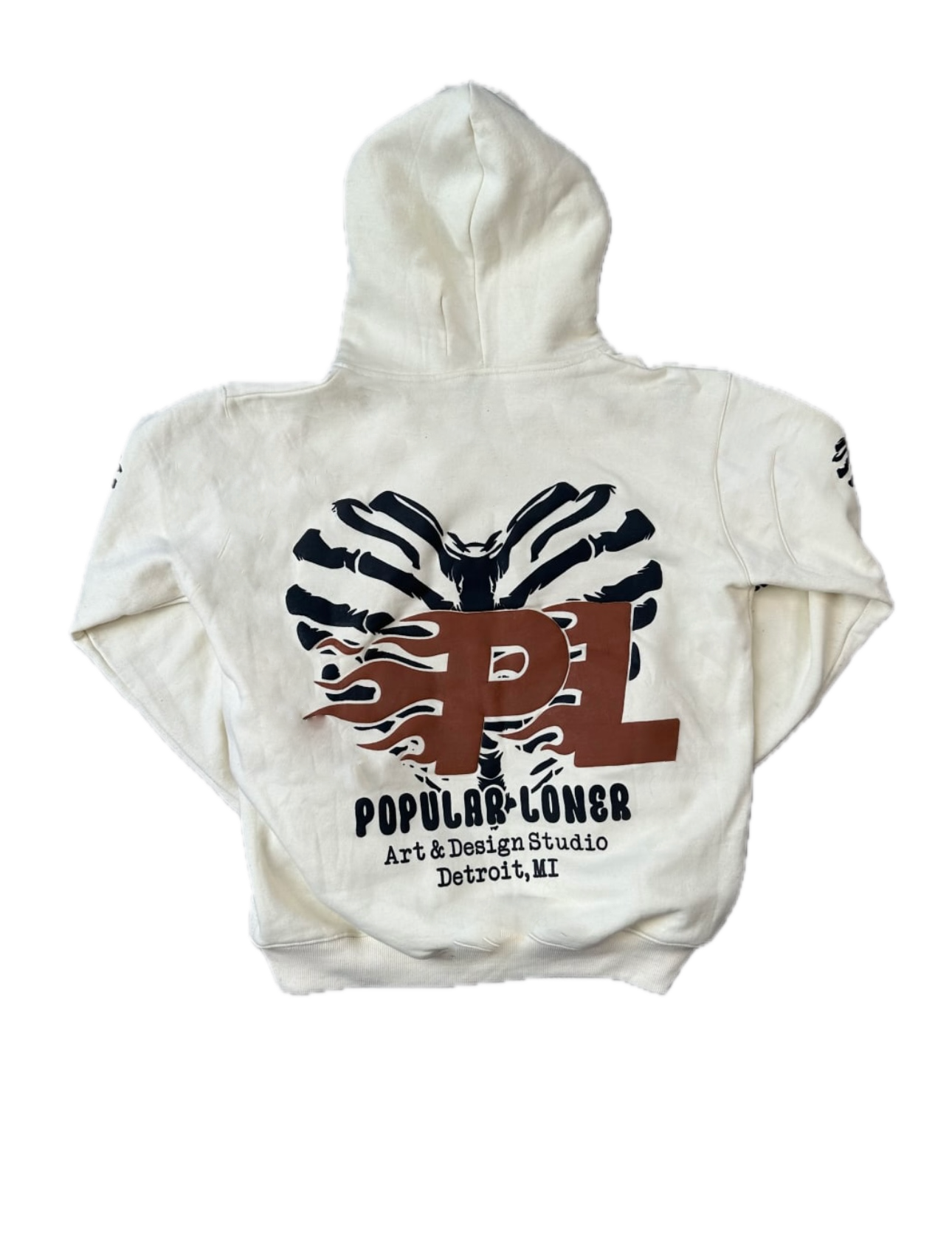 POPULAR LONER CREAM HOODIE