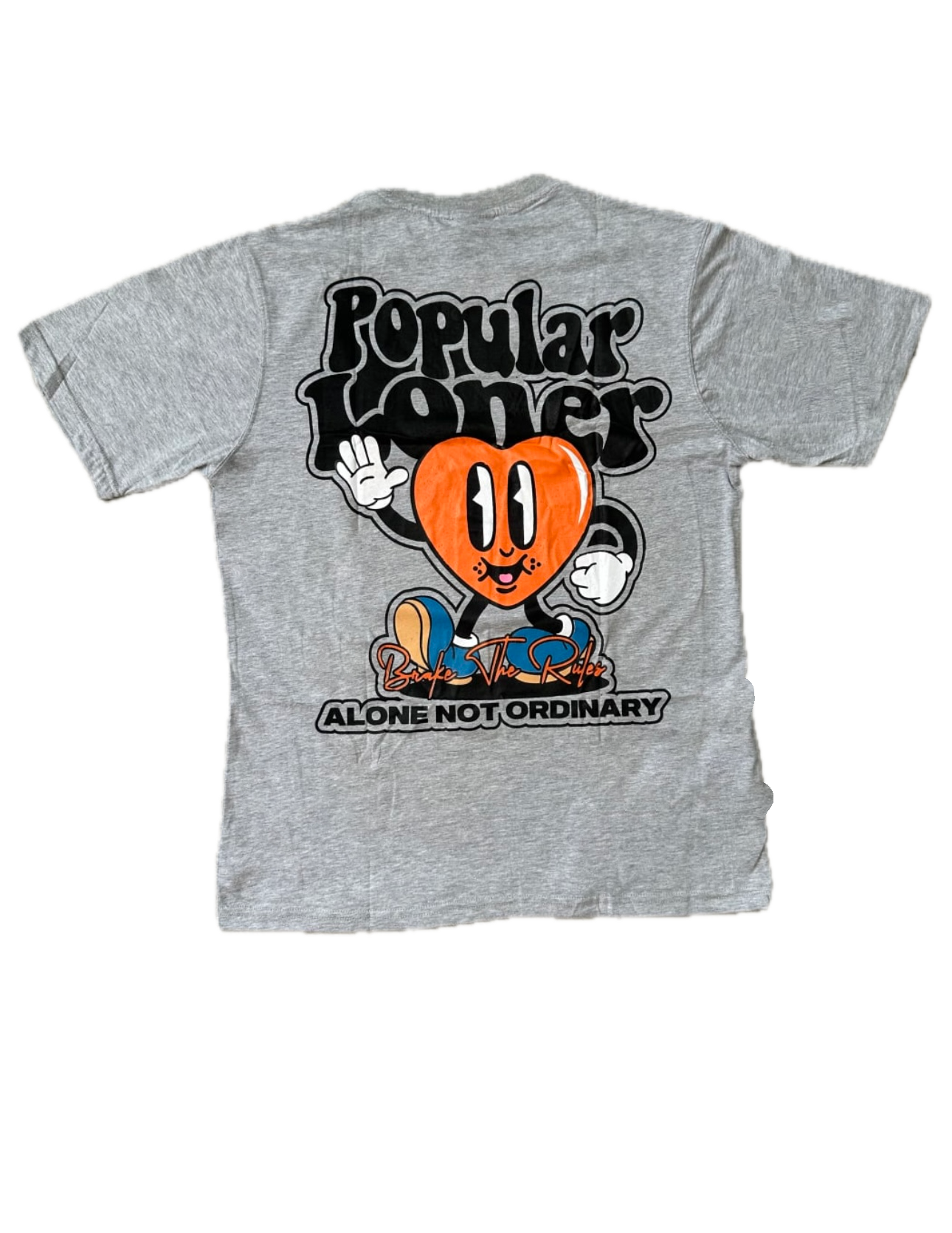 POPULAR LONER GREY TEE