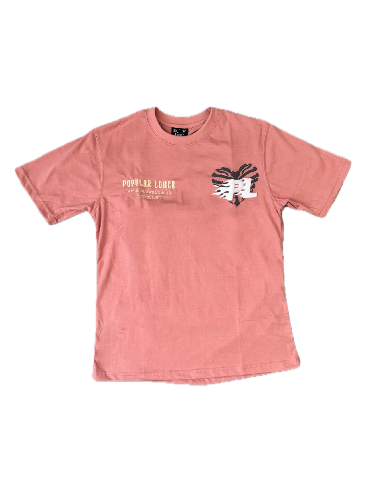 POPULAR LONER SALMON TEE