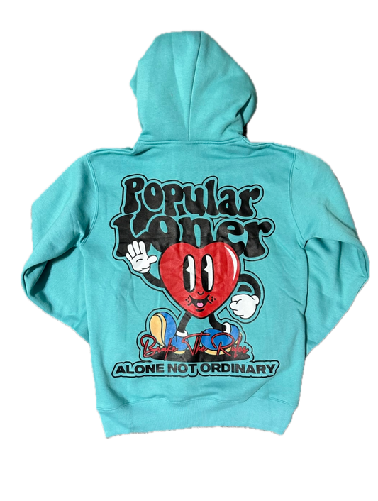 POPULAR LONER BLUE HOODIE